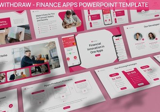 大气企业合作商业计划财务数据分析通用PPT模板 - 顶尖PPT