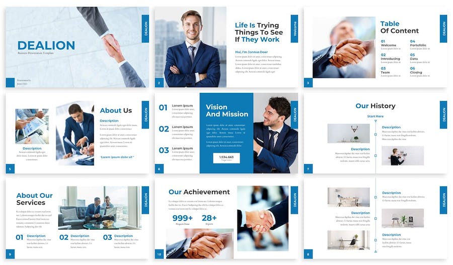 商业交易谈判合作方案Keynote模板 - 顶尖PPT