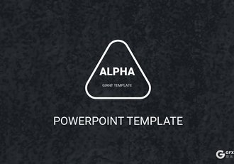 30页创意三角形设计欧美商务风格PPT模板 - 顶尖PPT