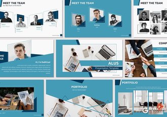 30页10种配色 团队人员介绍PPT模板 - 顶尖PPT