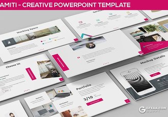 30页精美设计欧美商务PPT模板 5种主题配色 - 顶尖PPT