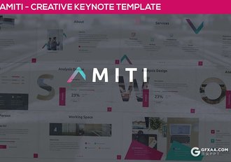 30页精美设计欧美商务keynote模板 5种主题配色 - 顶尖PPT