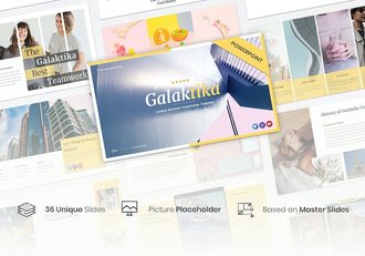 欧美创意业务轻奢展示PPT模板 - 顶尖PPT