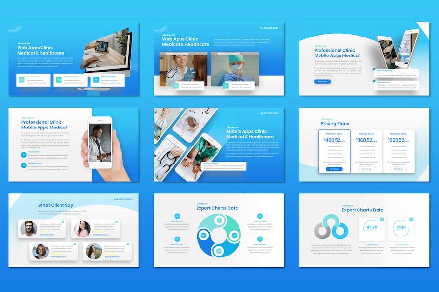 生活护理医疗保健健康宣传Keynote模板 - 顶尖PPT