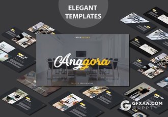 53页黑色极致简约PPT模板 - 顶尖PPT