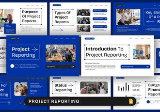 工程研发项目进展报告PPT模板 - 顶尖PPT