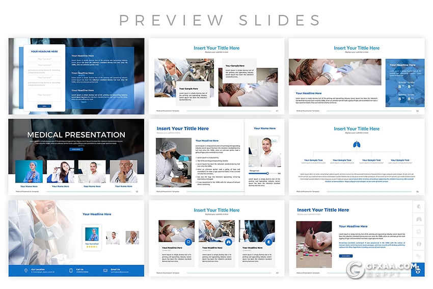 30页医学研究医生护士工作总结PPT模板 - 顶尖PPT