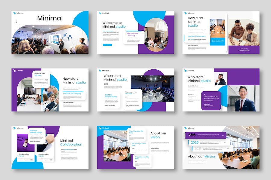 业务合作公司会议keynote模板 - 顶尖PPT