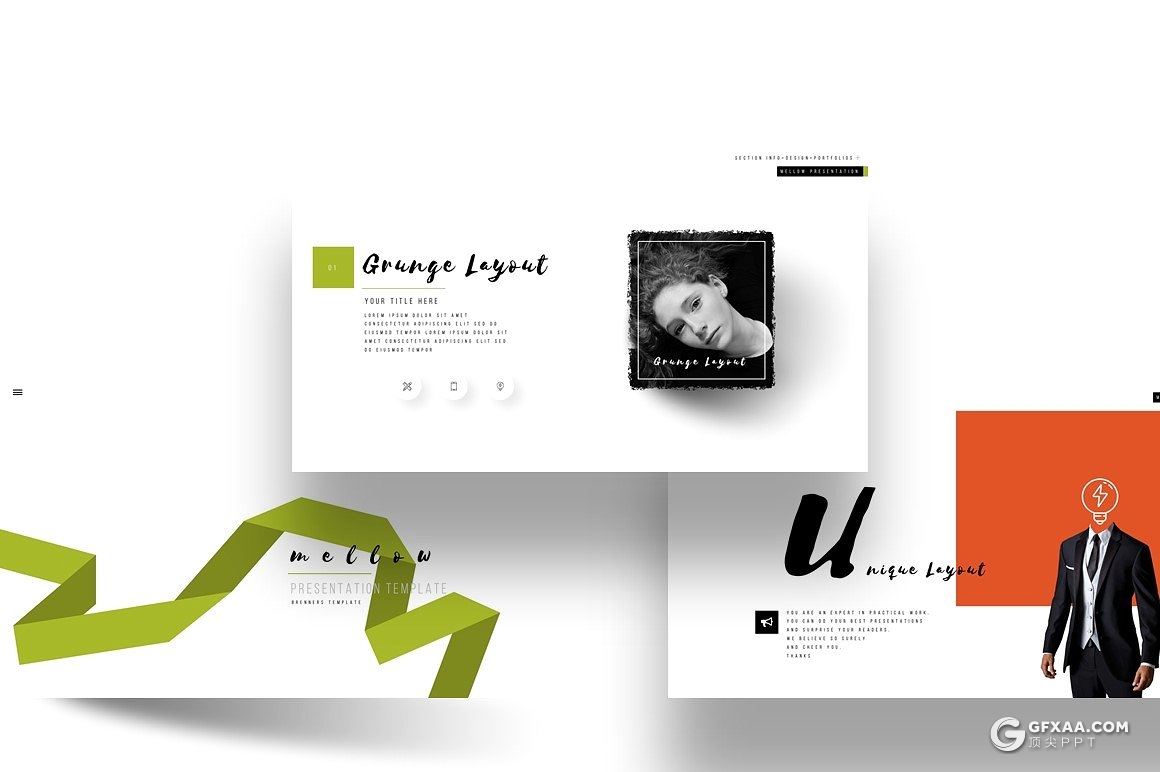 134页极致简约风格商务多用途PPT模板 - 顶尖PPT