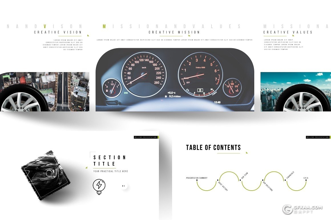 134页极致简约风格商务多用途PPT模板 - 顶尖PPT