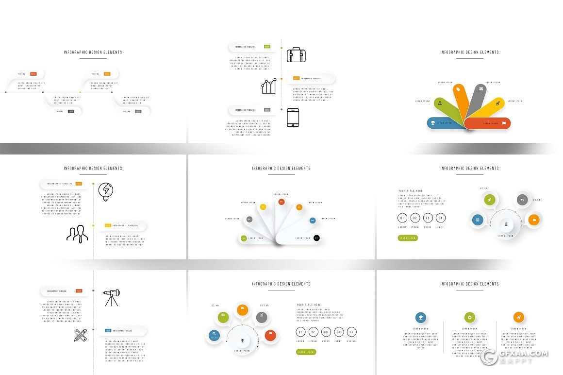 134页极致简约风格商务多用途PPT模板 - 顶尖PPT