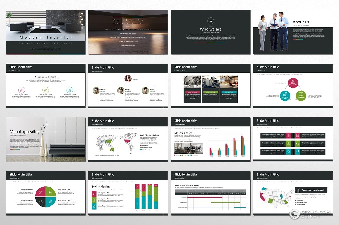 31页业务合作洽谈欧美PPT模板 - 顶尖PPT