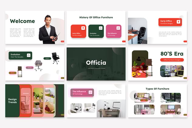 简洁风格商务职场PPT模板 - 顶尖PPT