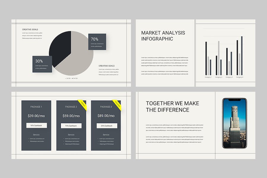 创意工作室设计展示PPT模板 - 顶尖PPT