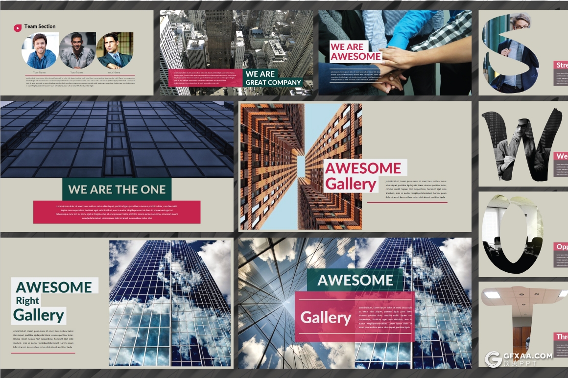 50页新闻媒体/业务合作多用途keynote模板 - 顶尖PPT