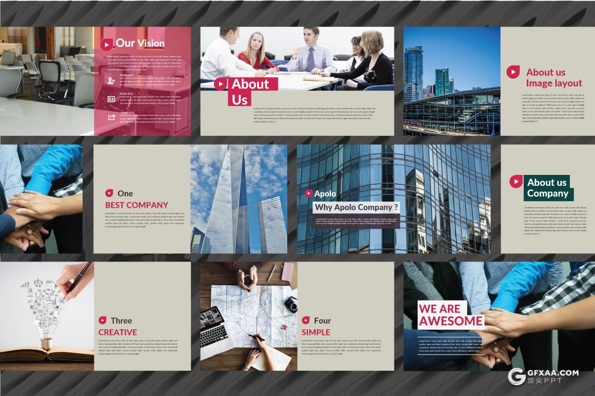 50页新闻媒体/业务合作多用途keynote模板 - 顶尖PPT