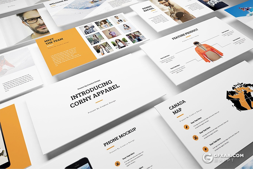 60页户外运动产品介绍展示PPT模板 - 顶尖PPT