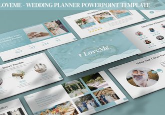 婚礼策划现场布置市场分析PPT模板 - 顶尖PPT