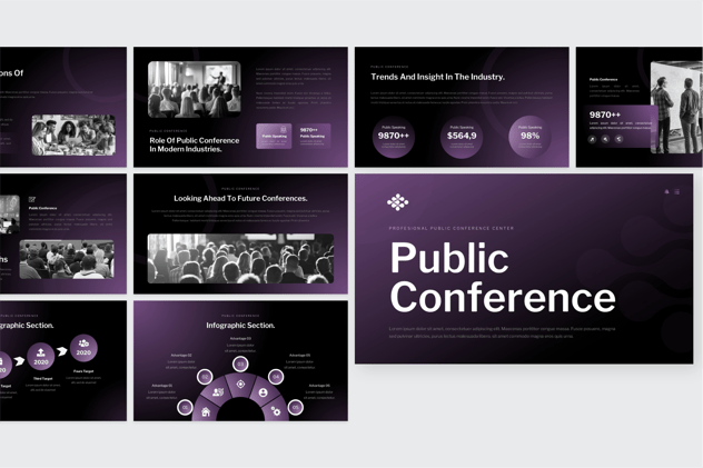 商务企业会议PPT模板 - 顶尖PPT