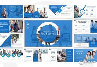 60页欧美高端大气风格2018工作规划总结PPT模板 - 顶尖PPT