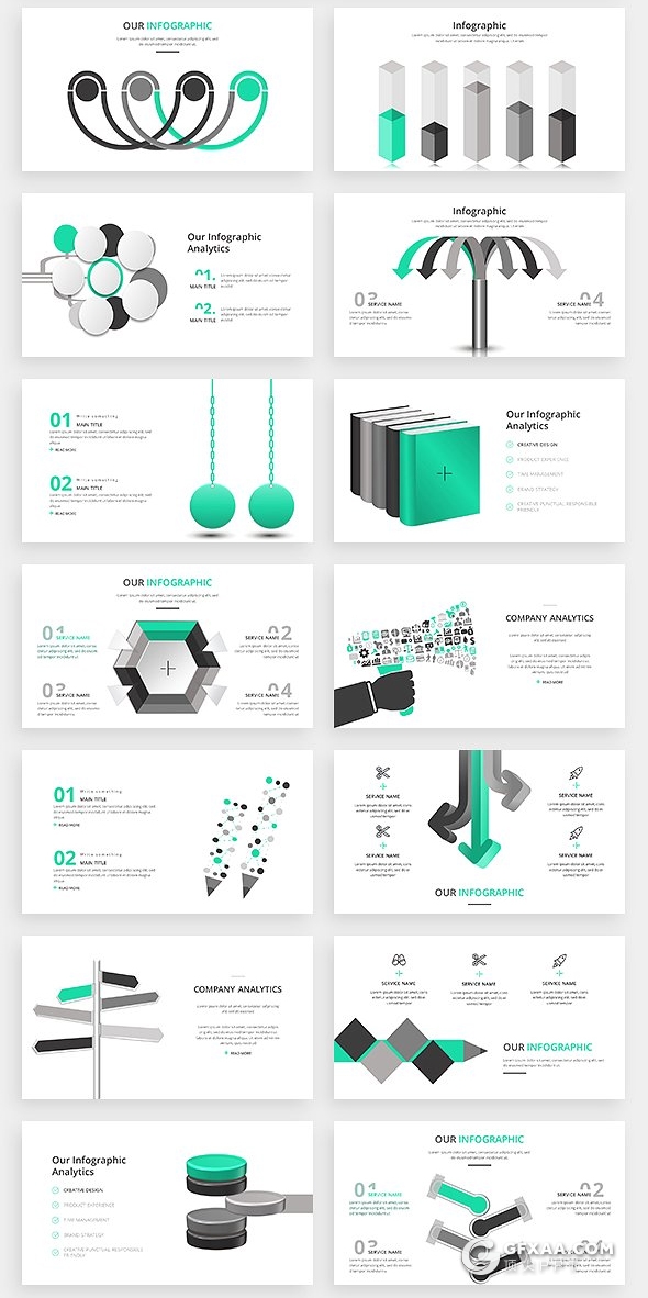 77页欧美高逼格多用途商务PPT模板 - 顶尖PPT