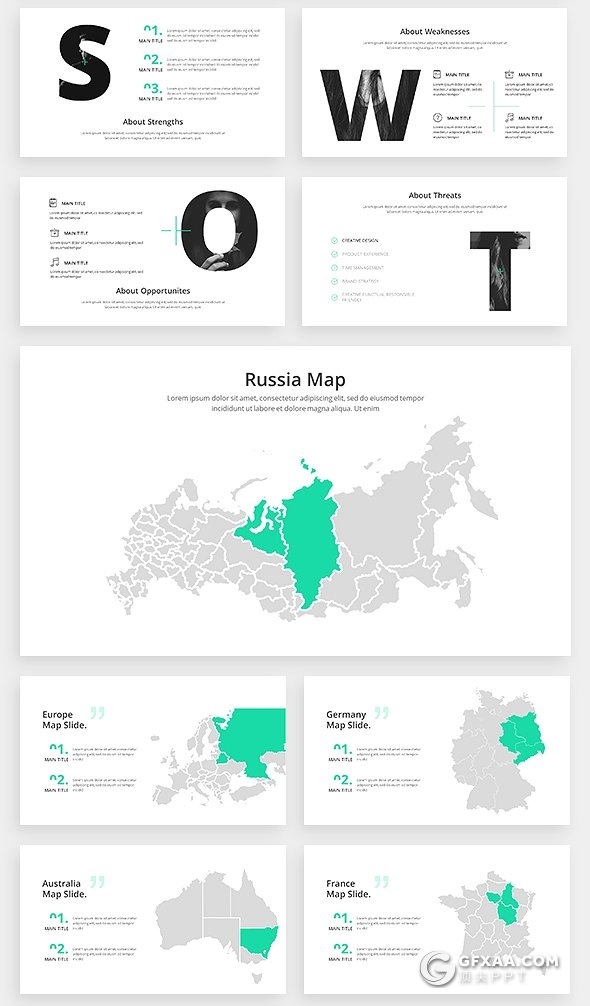 77页欧美高逼格多用途商务PPT模板 - 顶尖PPT