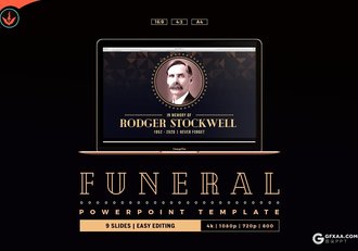 高贵典雅艺术家人物介绍展示PPT模板 - 顶尖PPT