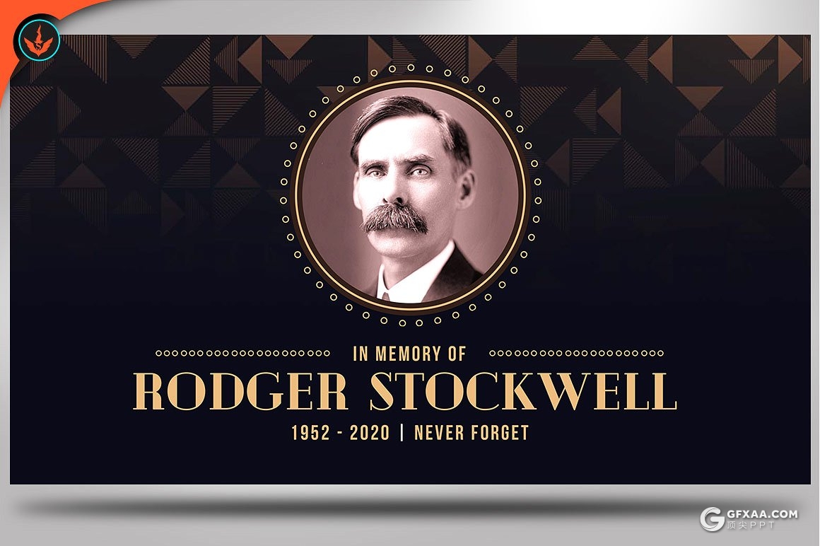 高贵典雅艺术家人物介绍展示PPT模板 - 顶尖PPT