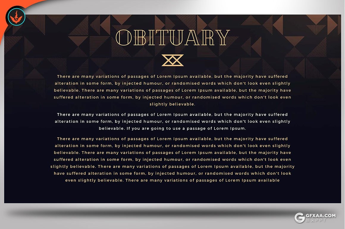 高贵典雅艺术家人物介绍展示PPT模板 - 顶尖PPT