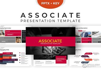 35页欧美商务风格企业团队介绍keynote模板 - 顶尖PPT