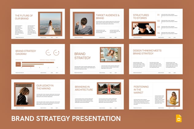 简洁品牌战略规划PPT模板 - 顶尖PPT