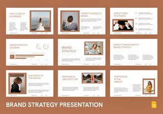 简洁品牌战略规划PPT模板 - 顶尖PPT