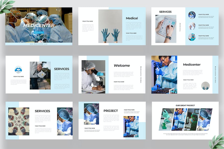 医疗医学诊疗讲述展示Keynote模板 - 顶尖PPT