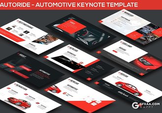 30页欧美高端汽车介绍展示keynote模板 - 顶尖PPT