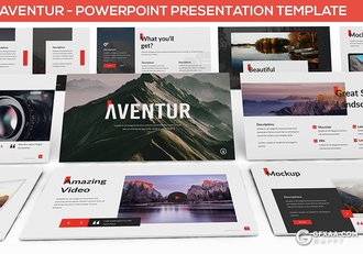 30页欧美高端大气简约商务PPT模板 3种主题配色 - 顶尖PPT