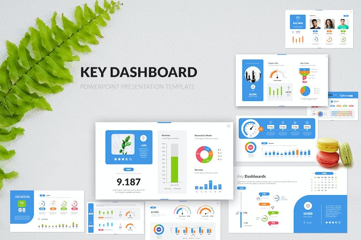 关键数据图形展示分析PPT模板 - 顶尖PPT
