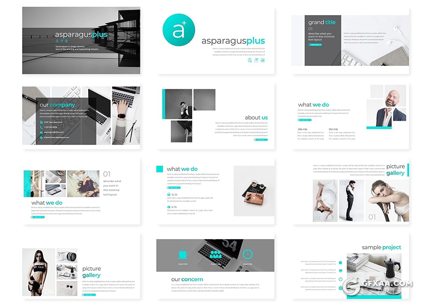 30欧美高逼格团队介绍工作汇报PPT模板 - 顶尖PPT