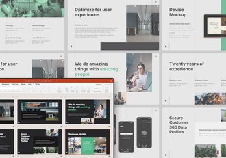 国外动画线性业务合作展示PPT模板 - 顶尖PPT