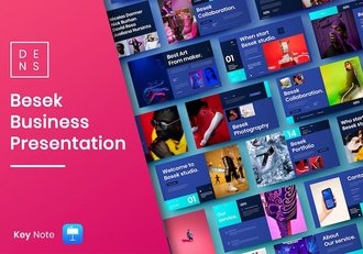 创意商务品牌展示融资方案Keynote模板 - 顶尖PPT