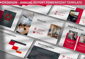 年度财务业绩总结展示PPT模板 - 顶尖PPT