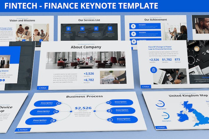 金融科技行业keynote模板 - 顶尖PPT