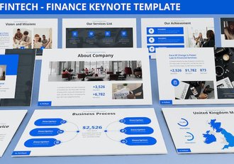 金融科技行业keynote模板 - 顶尖PPT