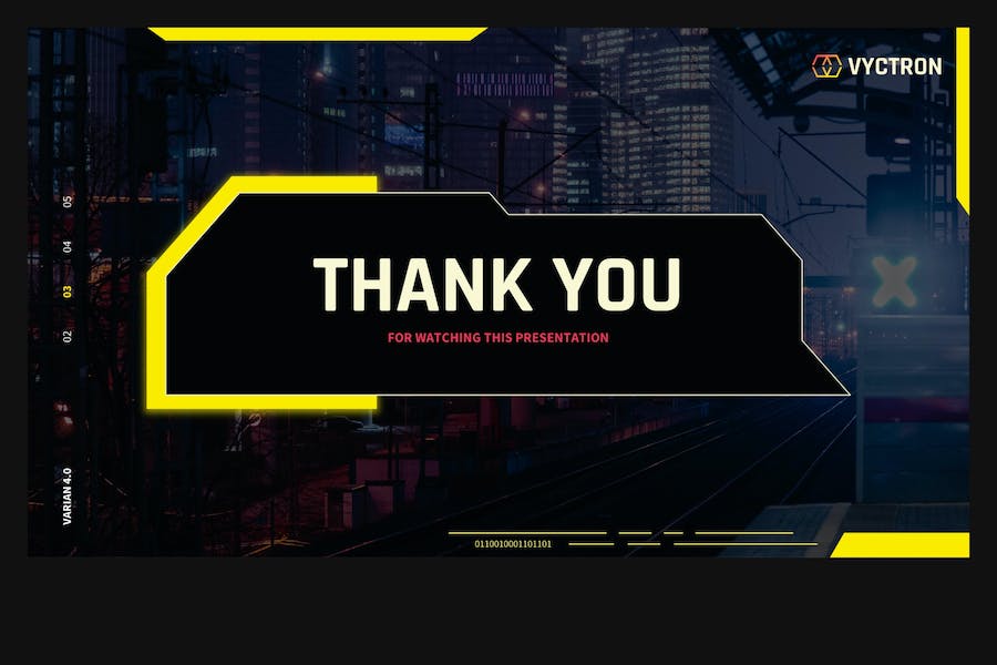 赛伯朋克风格科技产品发布keynote模板 - 顶尖PPT