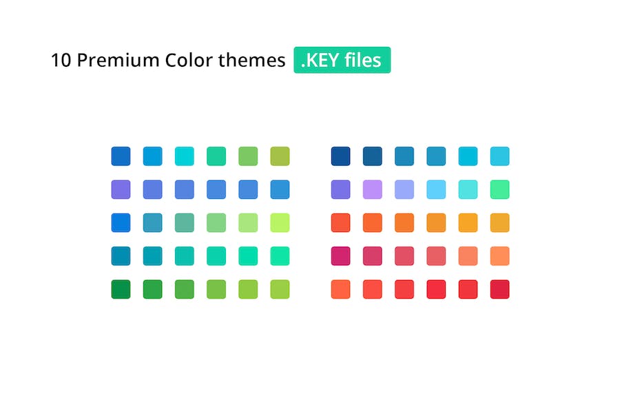 营销和销售KPI数据分析图形监控Keynote模板 - 顶尖PPT