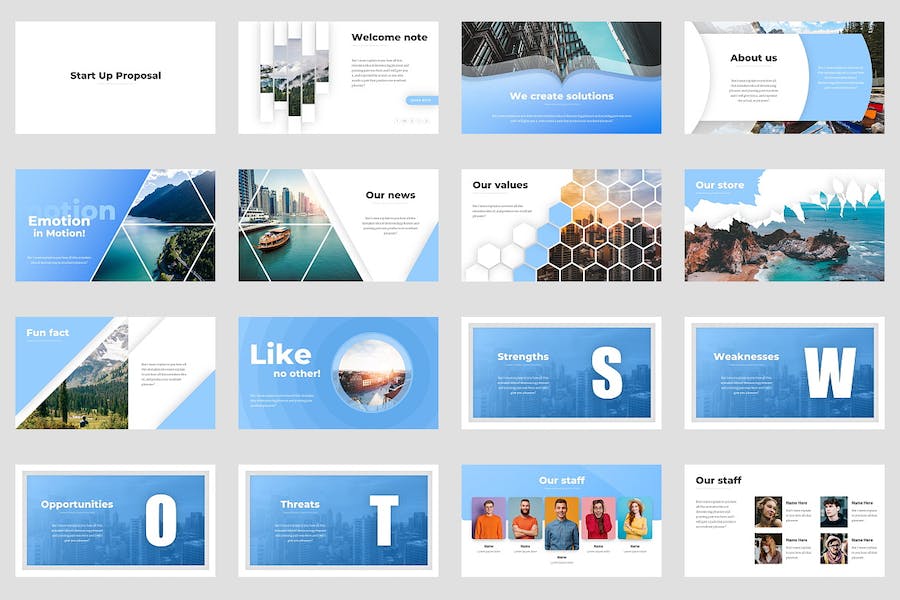 初创企业现代商业计划书动画PPT模板 - 顶尖PPT