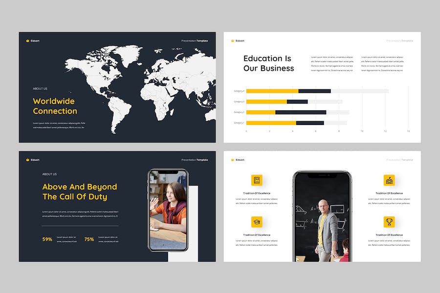 教育课程讲述展示方案Keynote模板 - 顶尖PPT