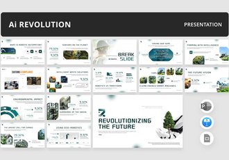 人工智能驱动机器人革命keynote模板 - 顶尖PPT
