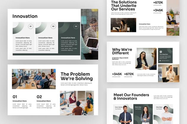 软件公司推介PPT模板 - 顶尖PPT