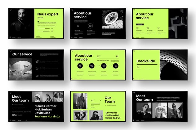 极简风格业务合作产品展示keynote模板 - 顶尖PPT