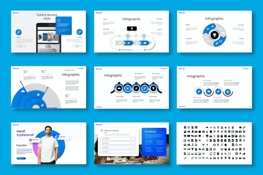 创意商务品牌产品展示PPT模板 - 顶尖PPT